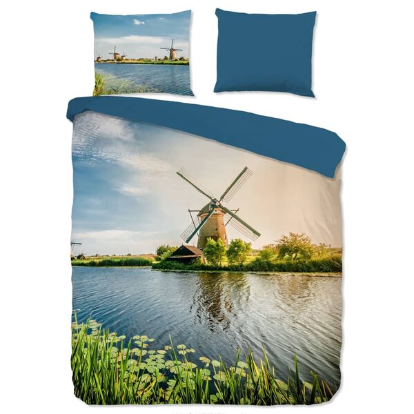 Good Morning Housse de couette WINDMILL 135x200 cm Multicolore