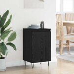 vidaXL Buffet Chêne noir 40 x 35 x 70 cm Bois d'ingénierie