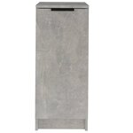vidaXL Armoire à chaussures Gris béton 30x35x70 cm Bois d'ingénierie