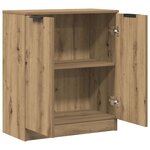 vidaXL Buffet chêne artisanal 60x30x70 cm bois d'ingénierie