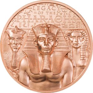 Monnaie LEGACY OF THE PHARAOHS Copper 1$ Cook Islands 2022 (PRÉCOMMANDE)