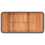 vidaXL Ensemble de salle à manger pour jardin 4 Pièces Gris et Gris foncé