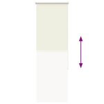 vidaXL Store enrouleur occultant blanc cassé 50x130cm largeur du tissu