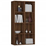 vidaXL Bibliothèque/Buffet Chêne marron 66x30x130 cm Bois d'ingénierie