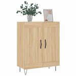 vidaXL Buffet chêne sonoma 69 5x34x90 cm bois d'ingénierie