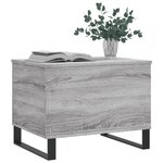 vidaXL Table basse Sonoma gris 60x44 5x45 cm Bois d'ingénierie