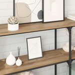 vidaXL Table console Chêne artisanal 150 x 29 x 75 cm