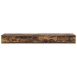 vidaXL Tiroirs de lit Chêne Fumé 140x36 5x16 5 cm Bois d'ingénierie