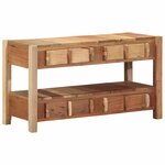 vidaXL Meuble TV Marron 83 x 33 x 46 cm Bois Recyclé Solide