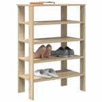 vidaXL Étagère à chaussures chêne sonoma 61x32x87 5 cm bois ingénierie