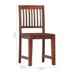 vidaXL Chaises à manger lot de 4 bois solide de manguier