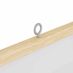 vidaXL Tableau blanc magnétique Blanc 80 x 1.4 x 80 cm