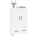 vidaXL Buffet haut blanc 69 5x31x115 cm bois d'ingénierie