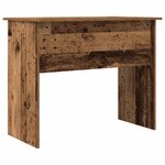 vidaXL Bureau vieux bois 90x50x74 cm bois d'ingénierie