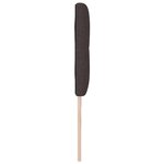 vidaXL Têtière LED rembourrée marron foncé  90 cm  en tissu