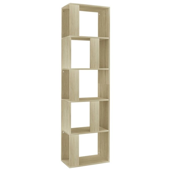 vidaXL Bibliothèque/Séparateur de pièce Chêne sonoma Bois d’ingénierie