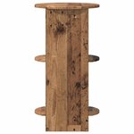 vidaXL Meuble d'appoint Bois ancien 40 x 40 x 75 cm Bois d’ingénierie