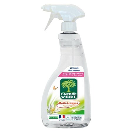 L'Arbre Vert L’Arbre Vert Spray Hypoallergénique Multi-Usages Fleurs d’Agrumes 740ml (lot de 4)