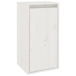 vidaXL Meubles TV 6 Pièces Blanc Bois massif de pin