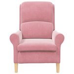 vidaXL Fauteuil Rose Poussiéreux Rose Poussiéreux