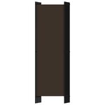 vidaXL Cloison de séparation 6 panneaux Marron 300x180 cm