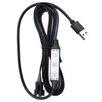 vidaXL Cadre de lit avec LED sans matelas blanc 120x200 cm