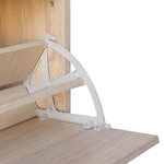 vidaXL Banc à chaussures 80x24x45 cm Chêne