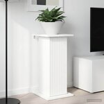 vidaXL Support de Plante Blanc 30 5 x 30 x 60 5 cm Bois d'ingénierie