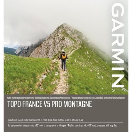 GARMIN Carte Topo France V5 Montagne Pro