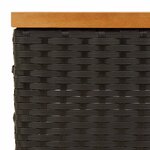 vidaXL Couvercle de base de parasol noir 70x70x25 cm