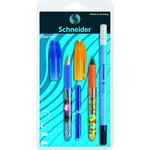 Set d'écriture avec 1 stylo à plume + 1 roller + 1 effaceur - motif aléatoire schneider