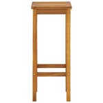 vidaXL Ensemble de bar de balcon 3 Pièces Bois d'acacia solide