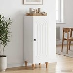 vidaXL Buffet Blanc 33 x 34 5 x 90 cm Bois d'ingénierie
