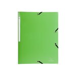 Chemise à élastiques 3 rabats PP OPAK - A4 - Coloris Aléatoire EXACOMPTA