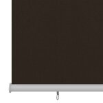 vidaXL Store roulant d'extérieur 60x230 cm Marron PEHD