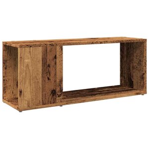 vidaXL Meuble TV vieux bois 80x24x32cm bois d'ingénierie