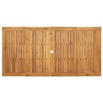 vidaXL Ensemble de salle à manger pour jardin 7 Pièces Beige