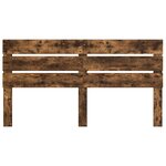 vidaXL Tête de lit Chêne fumé 200 cm Bois d'ingénierie