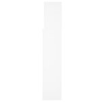 vidaXL Armoire de tête de lit Blanc 160x19x103 5 cm