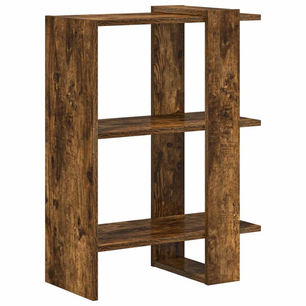 vidaXL Étagère Chêne fumé 52 x 25 x 71 5 cm Bois d'ingénierie