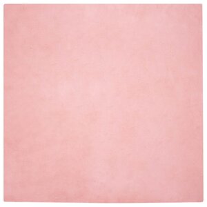 vidaXL Tapis en Fourrure Synthétique de Lapin Olite Rose 240 x 240 cm
