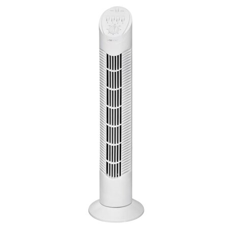 Clatronic ventilateur tour t-vl 3546 76 cm 50 w blanc