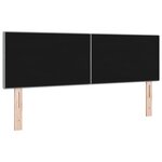vidaXL Tête de lit LED gris clair avec boutons de 80 cm en tissu