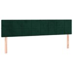 vidaXL Sommier à lattes de lit avec matelas vert foncé 120x190 cm