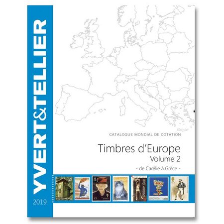EUROPE Volume 2 - 2019 (Catalogue des timbres des pays d'Europe de C à G)