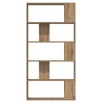 vidaXL Bibliothèque Chêne artisanal 80 x 24 x 159 cm Bois d'ingénierie