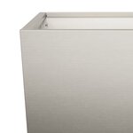 vidaXL Jardinière 45x45x75 cm acier résistant aux intempéries