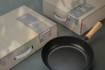 Poêle avec revêtement antiadhésif - 26 cm - En acier carbone - Compatible toutes plaques de cuisson