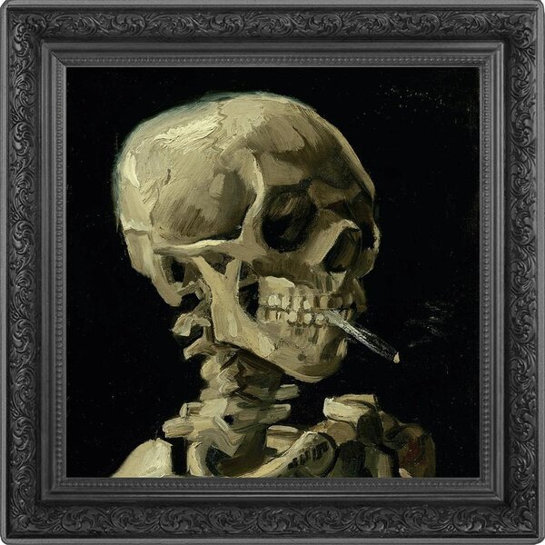 Pièce de monnaie en Argent 1000 Francs g 31.1 (1 oz) Millésime 2025 SKULL OF A SKELETON WITH BURNING CIGARETTE
