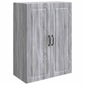 vidaXL Armoire Murale 66 x 34 5 x 90 cm Bois d'ingénierie Sonoma gris